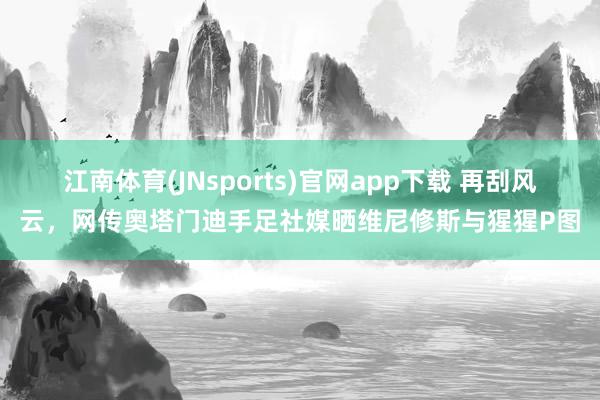 江南体育(JNsports)官网app下载 再刮风云，网传奥塔门迪手足社媒晒维尼修斯与猩猩P图